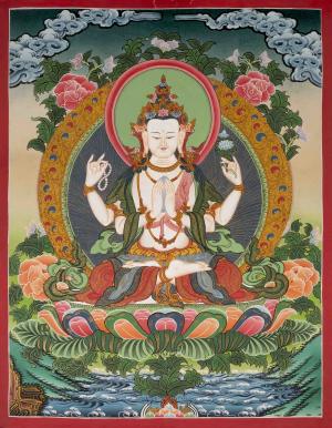 Avalokiteshvara Chengrezig | Bodhisattva of Compassion | Yoga Meditation